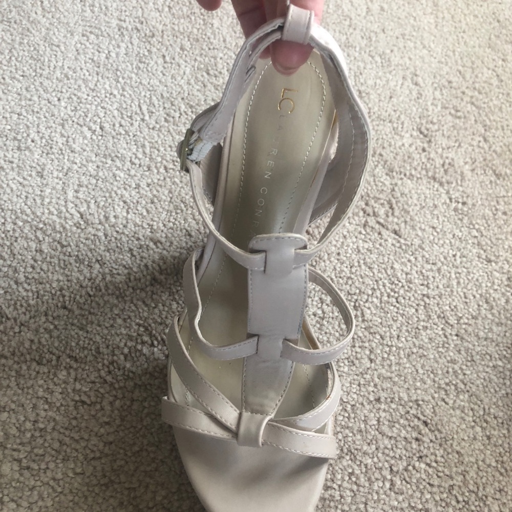 Lauren Conrad light pink heels